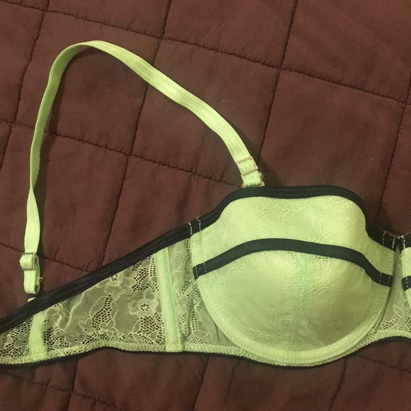 Lime Green multi way balconette bra - Picture 2 of 3